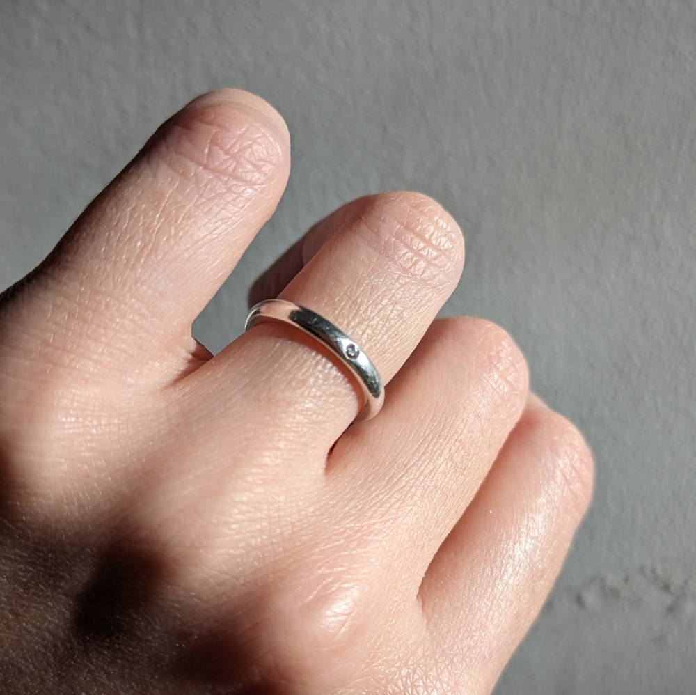 Tiffany & Co. ring with diamond
